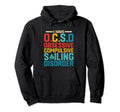 Boat Owner Sailing Boating Distressed Hoodie - Aesthetic Graphic Men Women - T-Shirt, Sweatshirt, Hoodie