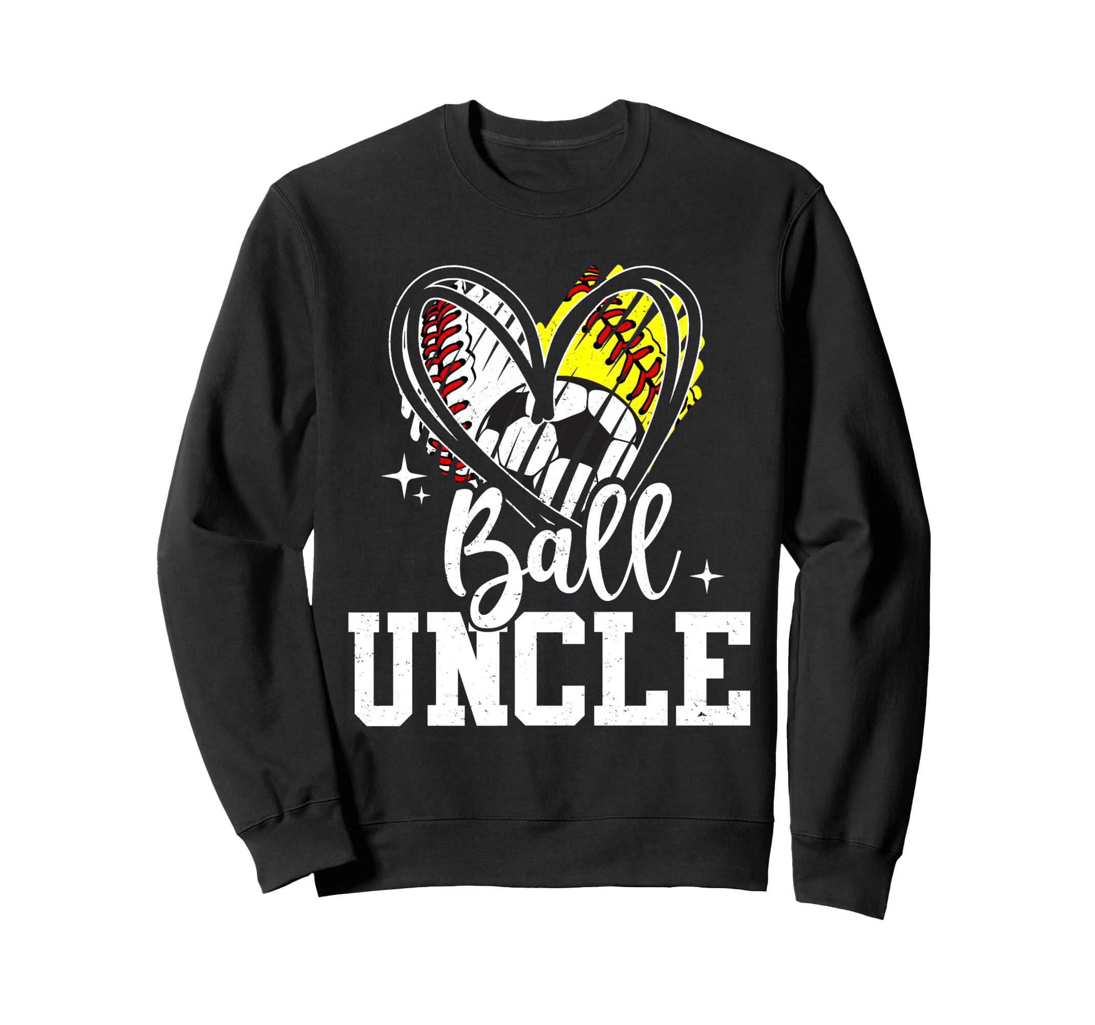 Ball Uncle Baseball Softball Sweatshirt - Custom Art Print for Adults - T-Shirt, Sweatshirt, Hoodie