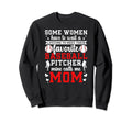 Proud Baseball Pitcher Mom Baseball Sweatshirt - Trendy Graphic Men Women - T-Shirt, Sweatshirt, Hoodie
