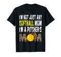 Im Not Just Any Softball Mom Im Pitchers T-Shirt - Minimalist Print Unisex - T-Shirt, Sweatshirt, Hoodie