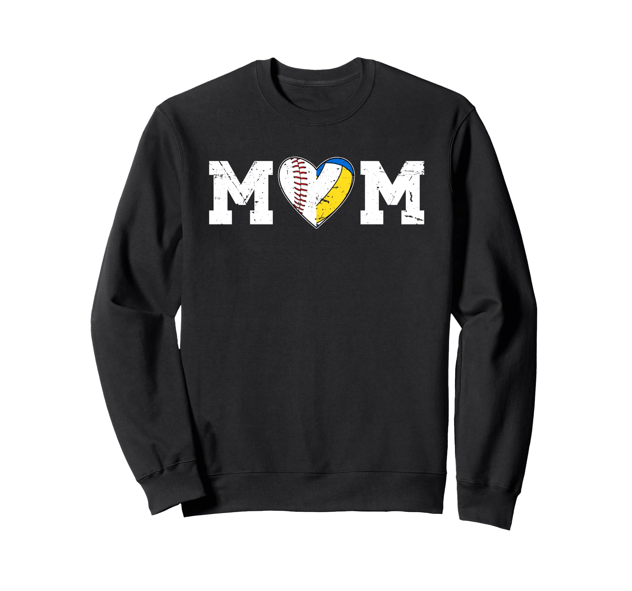 Volleyball Baseball Mom Baseball Sweatshirt - Aesthetic Graphic Unisex - T-Shirt, Sweatshirt, Hoodie