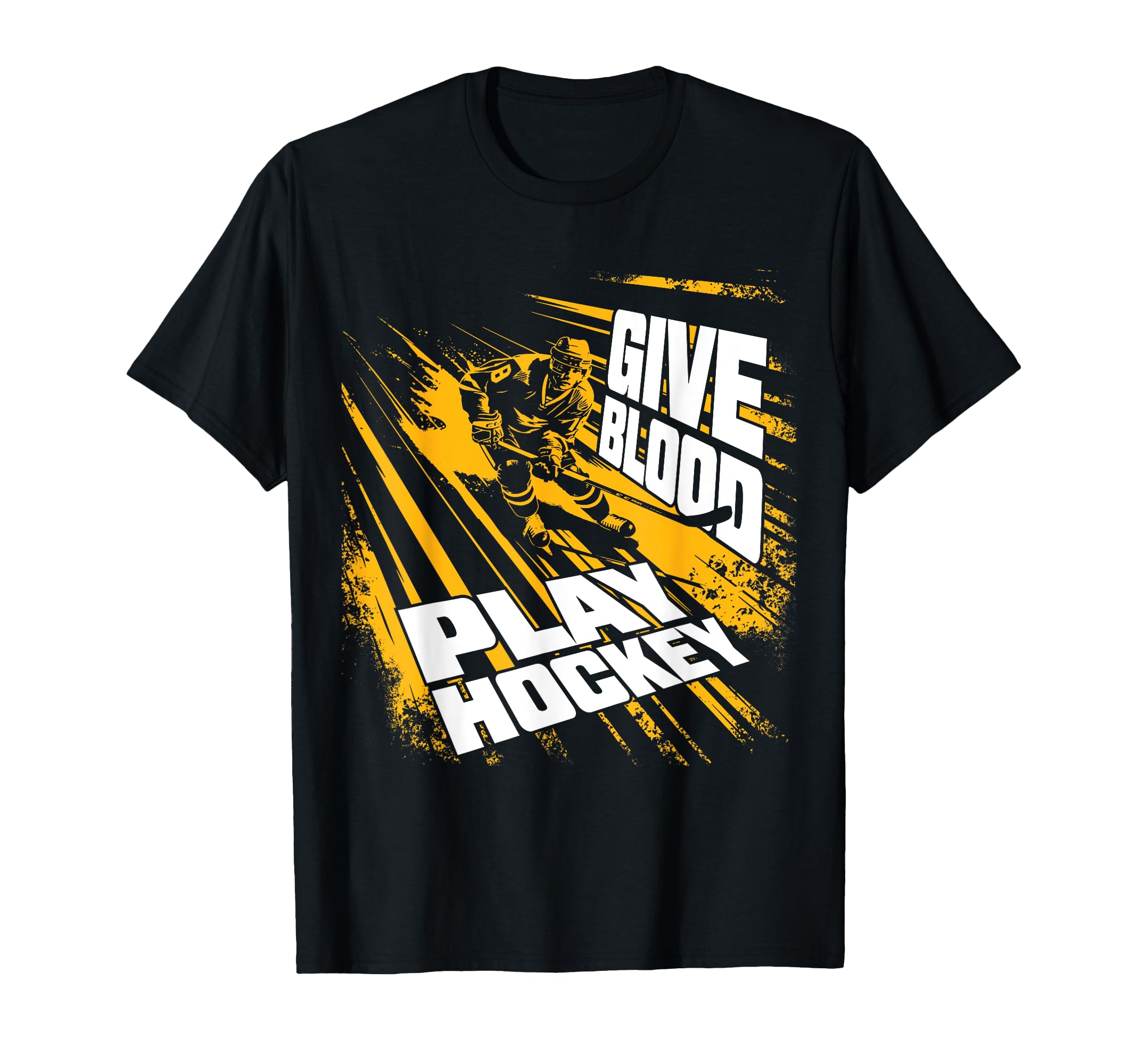 Give Blood Play Hockey T-Shirt - Unique Graphic Men Women - T-Shirt, Sweatshirt, Hoodie