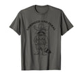 Unhinged And Feral Funny Cowboy T-Shirt - Minimalist Print for Adults - T-Shirt, Sweatshirt, Hoodie