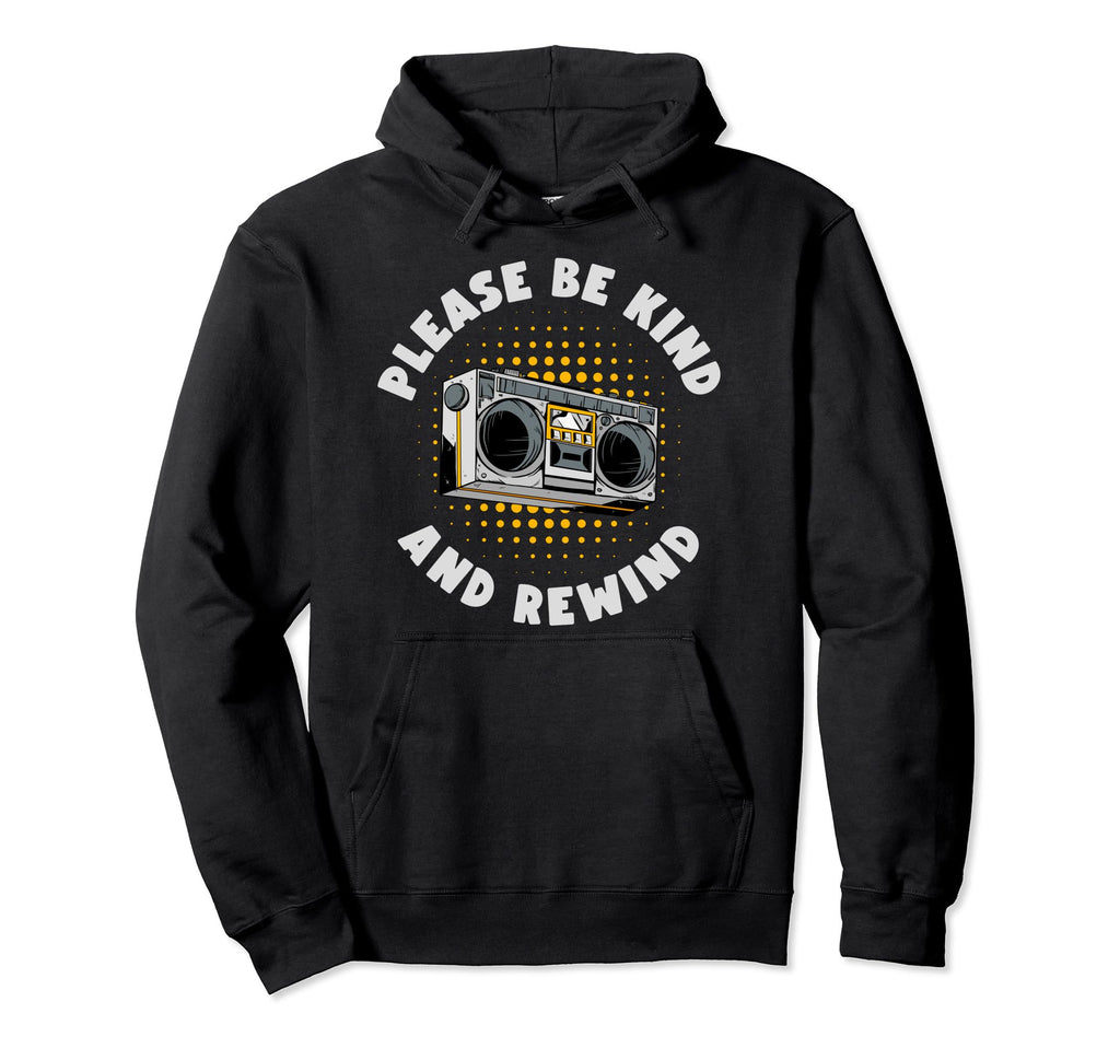 Ghetto Blaster Boombox Cassette Tape Hoodie - Trendy Graphic for Adults - T-Shirt, Sweatshirt, Hoodie
