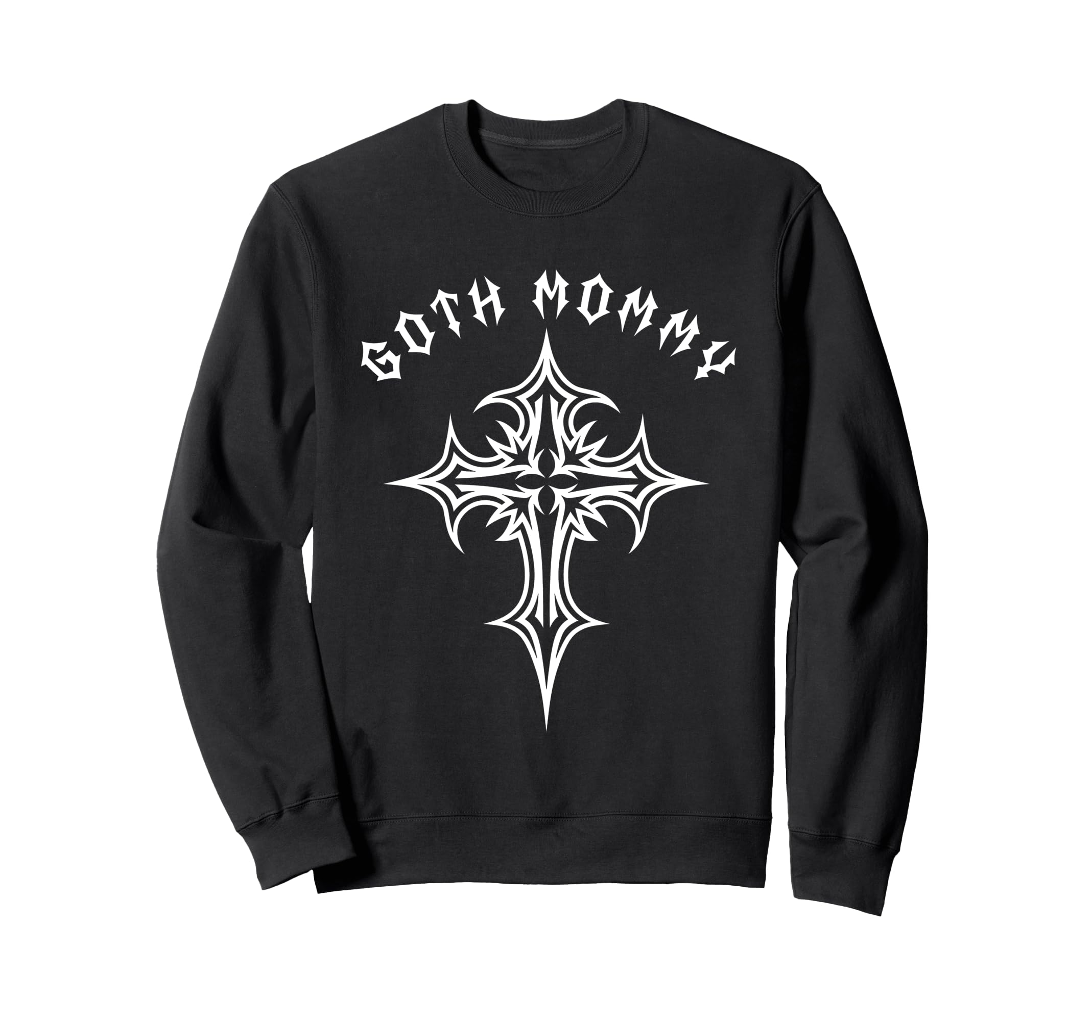 Goth Mommy Gothic Cross Y2K Sweatshirt - Aesthetic Graphic Men Women - T-Shirt, Sweatshirt, Hoodie