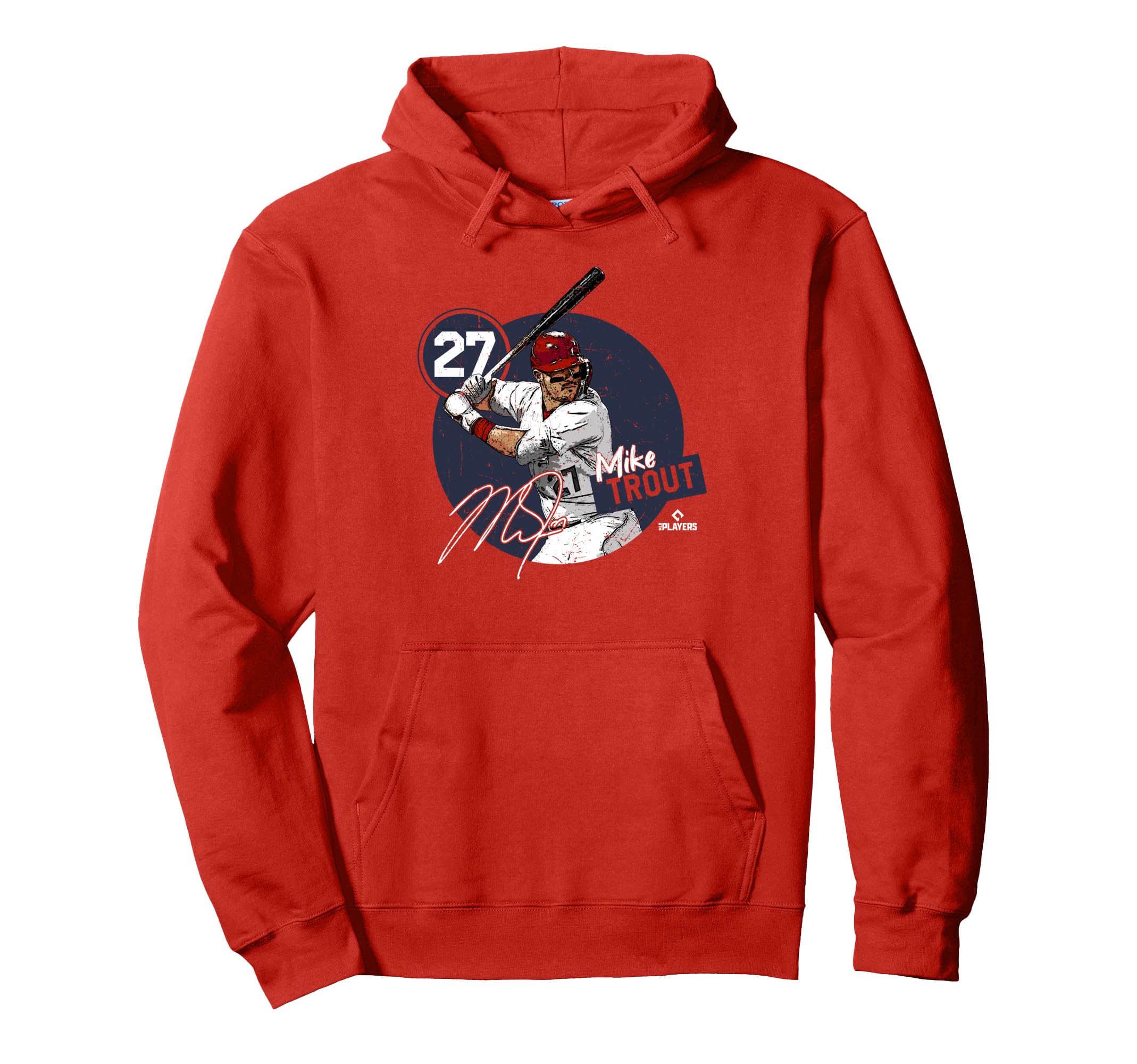 Mike Trout Los Angeles Baseball Mlb Hoodie - Custom Art Print for Adults - T-Shirt, Sweatshirt, Hoodie