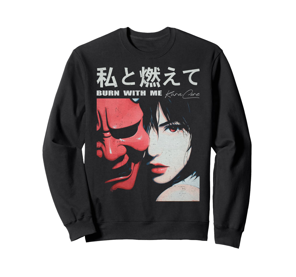 Japanese Streetwear Cyberpunk Sweatshirt - Aesthetic Graphic for Adults - T-Shirt, Sweatshirt, Hoodie