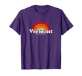 Vermont 70S Rainbow T-Shirt - Unique Graphic Unisex - T-Shirt, Sweatshirt, Hoodie