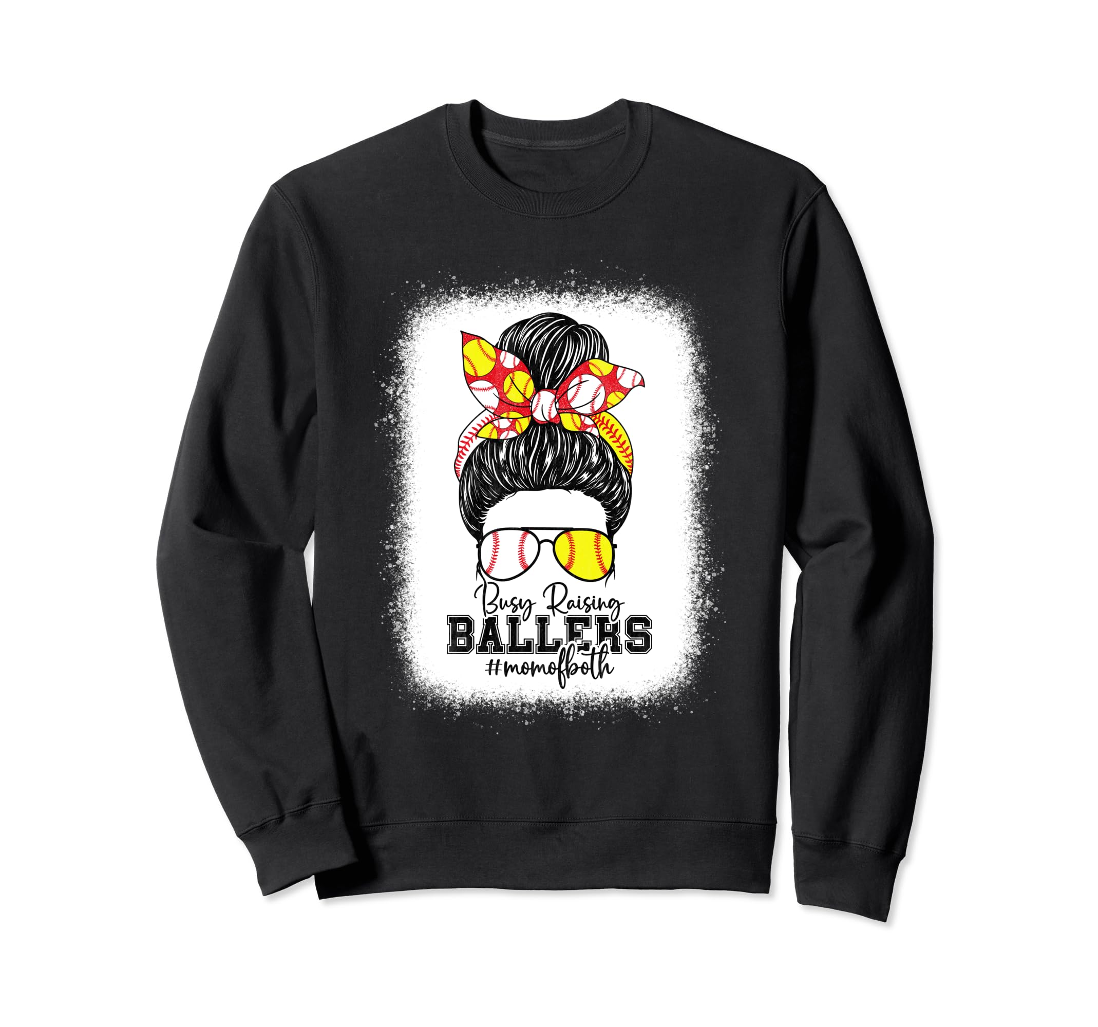 Busy Raising Ballers Softball Funny Sweatshirt - Novelty Apparel Men Women - T-Shirt, Sweatshirt, Hoodie
