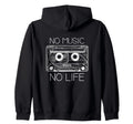 Cassette Tape No Music No Life Sweatshirt - Custom Art Print for Adults - T-Shirt, Sweatshirt, Hoodie
