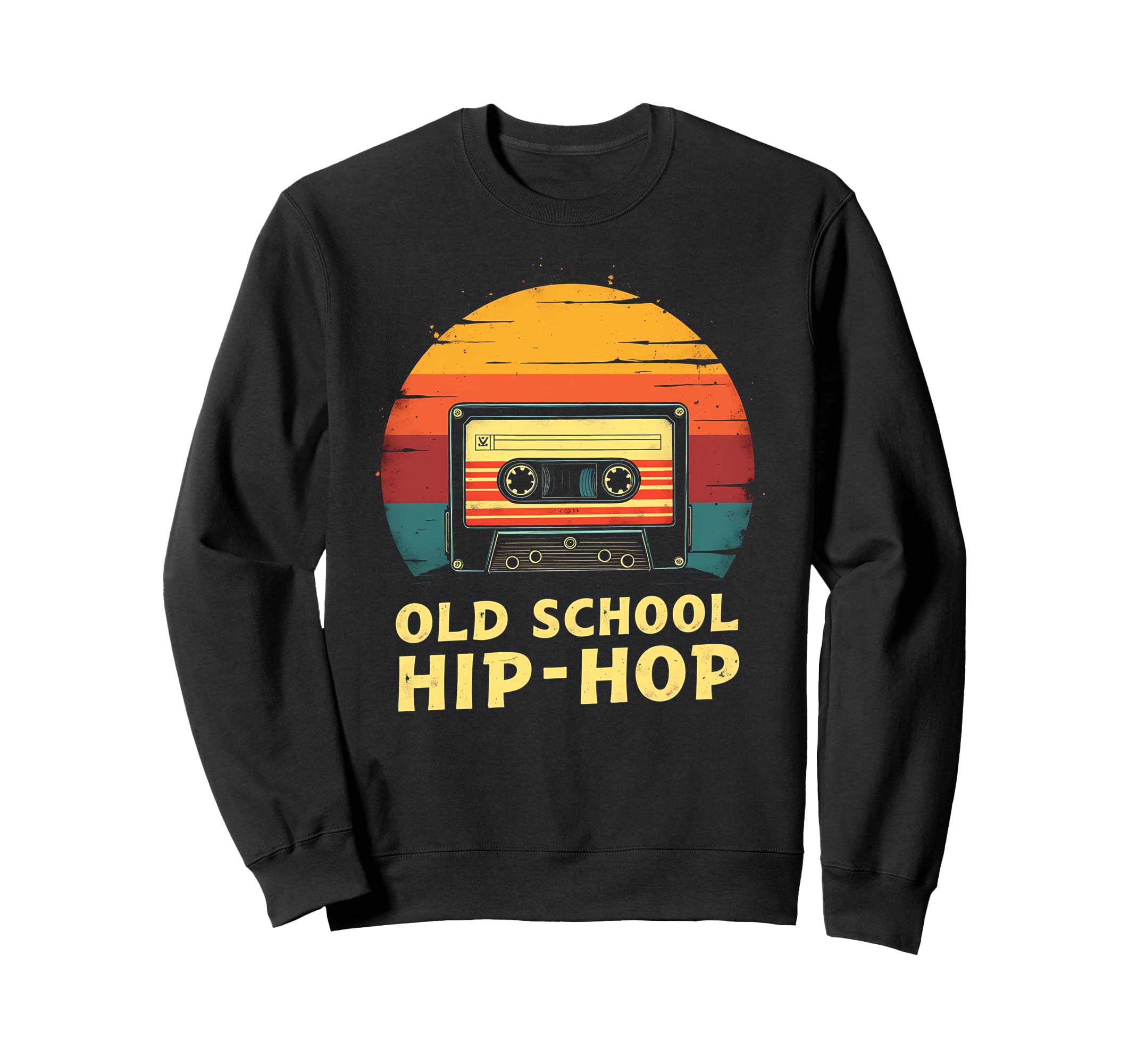 Old School Hiphop Sweatshirt - Graphic Print Unisex - T-Shirt, Sweatshirt, Hoodie