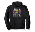 Gen X Cassette Mixtape Funny Nostalgic Hoodie - Casual Everyday Wear Unisex - T-Shirt, Sweatshirt, Hoodie