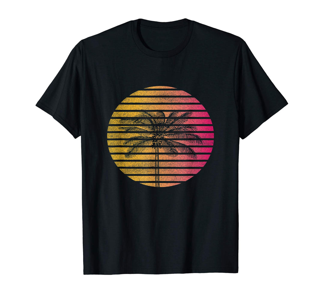 Sunset Palm Tree T-Shirt - Streetwear Style Men Women - T-Shirt, Sweatshirt, Hoodie