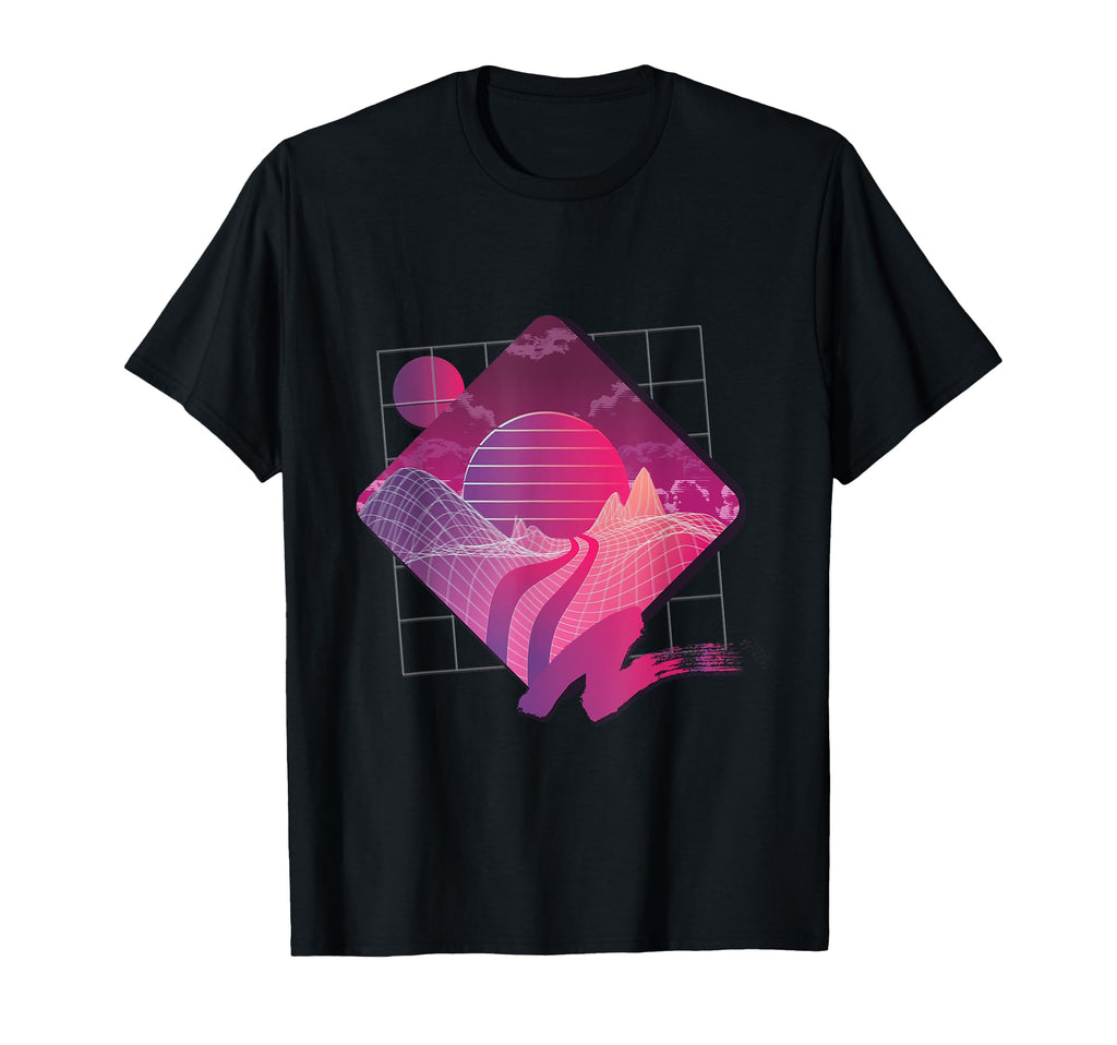 Aesthetic Vaporwave Aesthetic 80S 90S T-Shirt - Novelty Apparel for Adults - T-Shirt, Sweatshirt, Hoodie