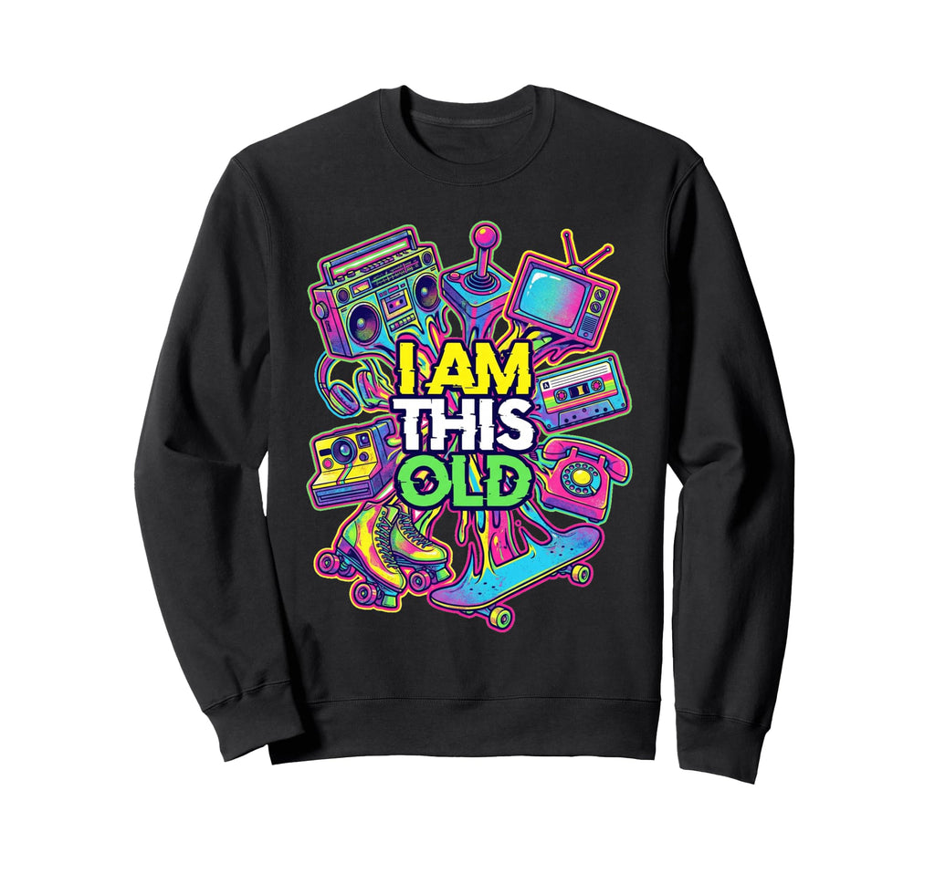 Iconic 1980S Nostalgia Love Sweatshirt - Casual Everyday Wear Men Women - T-Shirt, Sweatshirt, Hoodie