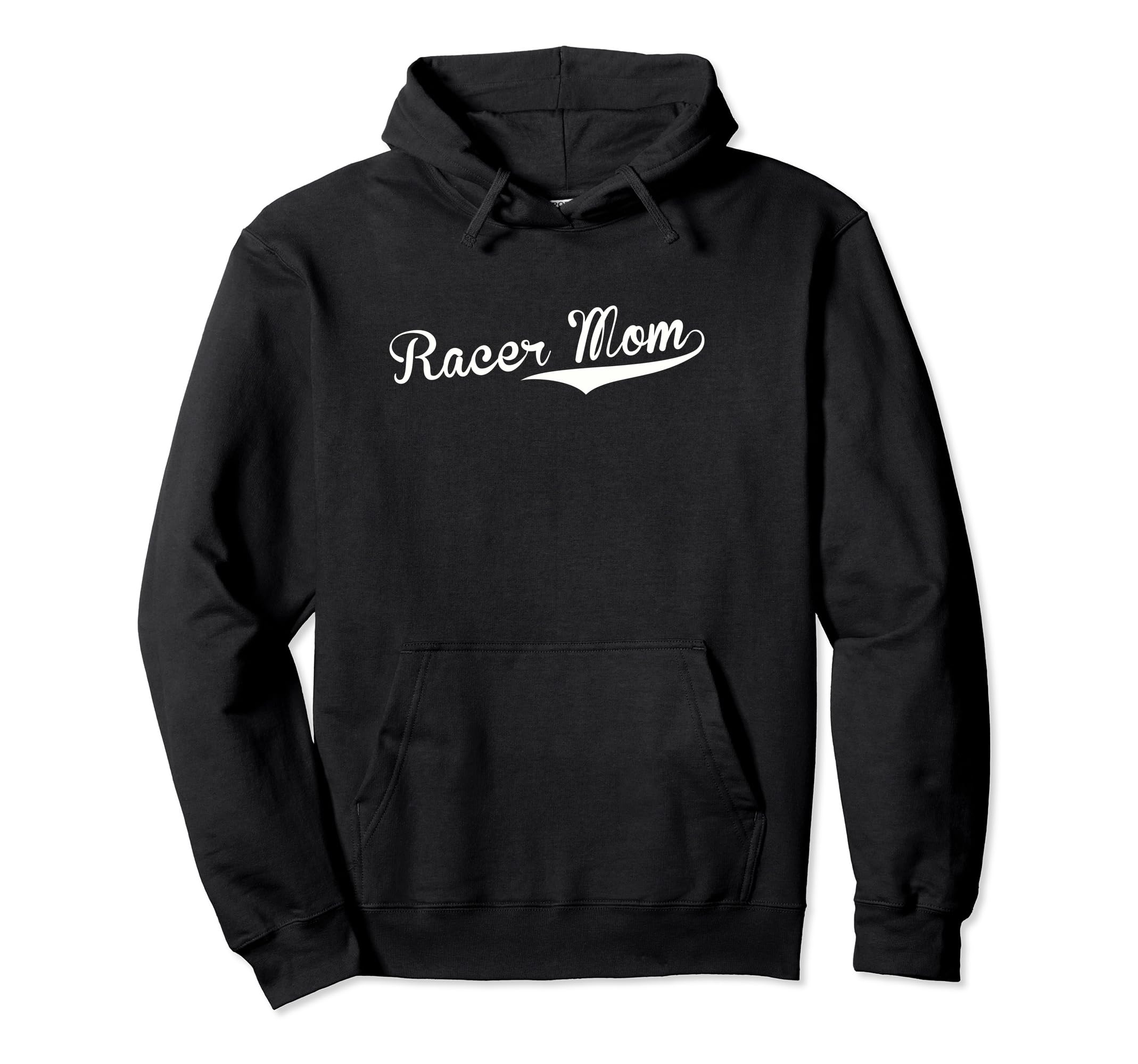 Racer Mom Baseball Fan Hoodie - Trendy Graphic Unisex - T-Shirt, Sweatshirt, Hoodie