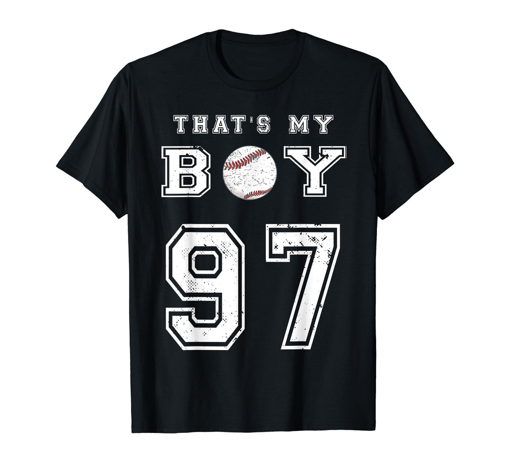 Thats My Baseball 97 Jersey Number Mom T-Shirt - Custom Art Print Unisex - T-Shirt, Sweatshirt, Hoodie