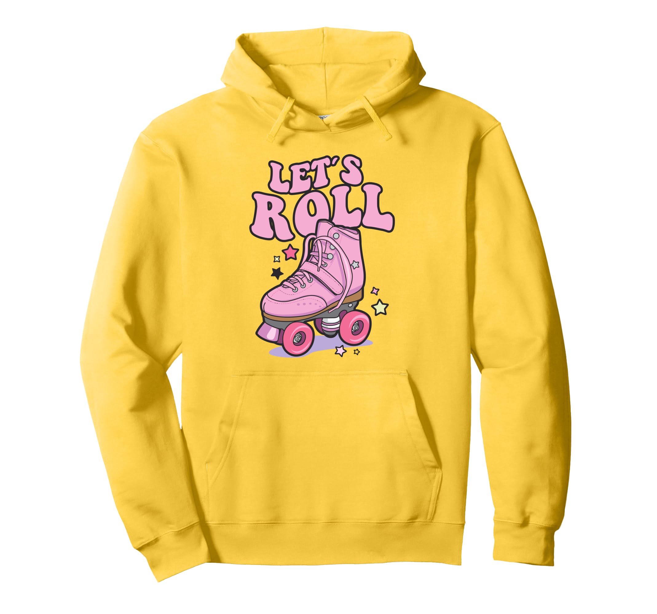 Let S Roll Roller Skating Skater Skate Hoodie - Minimalist Print Men Women - T-Shirt, Sweatshirt, Hoodie
