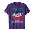 Italo Disco 80S Fever Indietro T-Shirt - Graphic Print Unisex - T-Shirt, Sweatshirt, Hoodie
