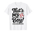 Thats My Proud Baseball Mom Mama Team T-Shirt - Trendy Graphic for Adults - T-Shirt, Sweatshirt, Hoodie