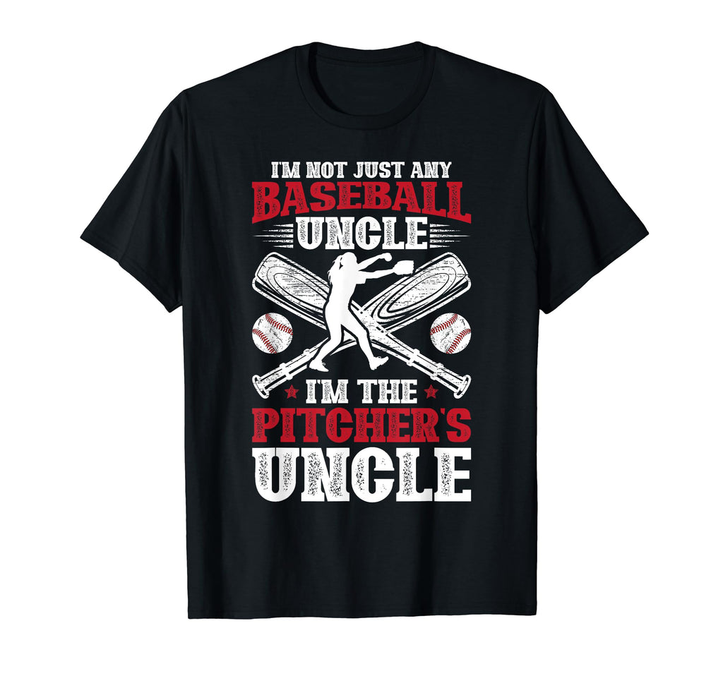 Im Baseball Pitcher Uncle Baseball T-Shirt - Custom Art Print Men Women - T-Shirt, Sweatshirt, Hoodie