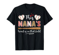 Baseball Nana Heart Field Proud T-Shirt - Fun Novelty Design for Adults - T-Shirt, Sweatshirt, Hoodie