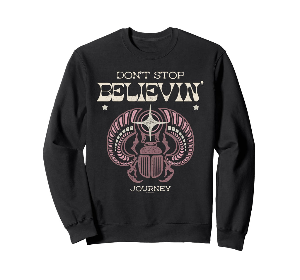 Journey Groovy Dont Stop Believin Sweatshirt - Minimalist Print for Adults - T-Shirt, Sweatshirt, Hoodie