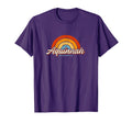 Aquinnah Massachusetts Ma Rainbow 70S T-Shirt - Minimalist Print for Adults - T-Shirt, Sweatshirt, Hoodie