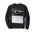 Cassette Tape Reflection Sweatshirt - Unique Graphic for Adults - T-Shirt, Sweatshirt, Hoodie