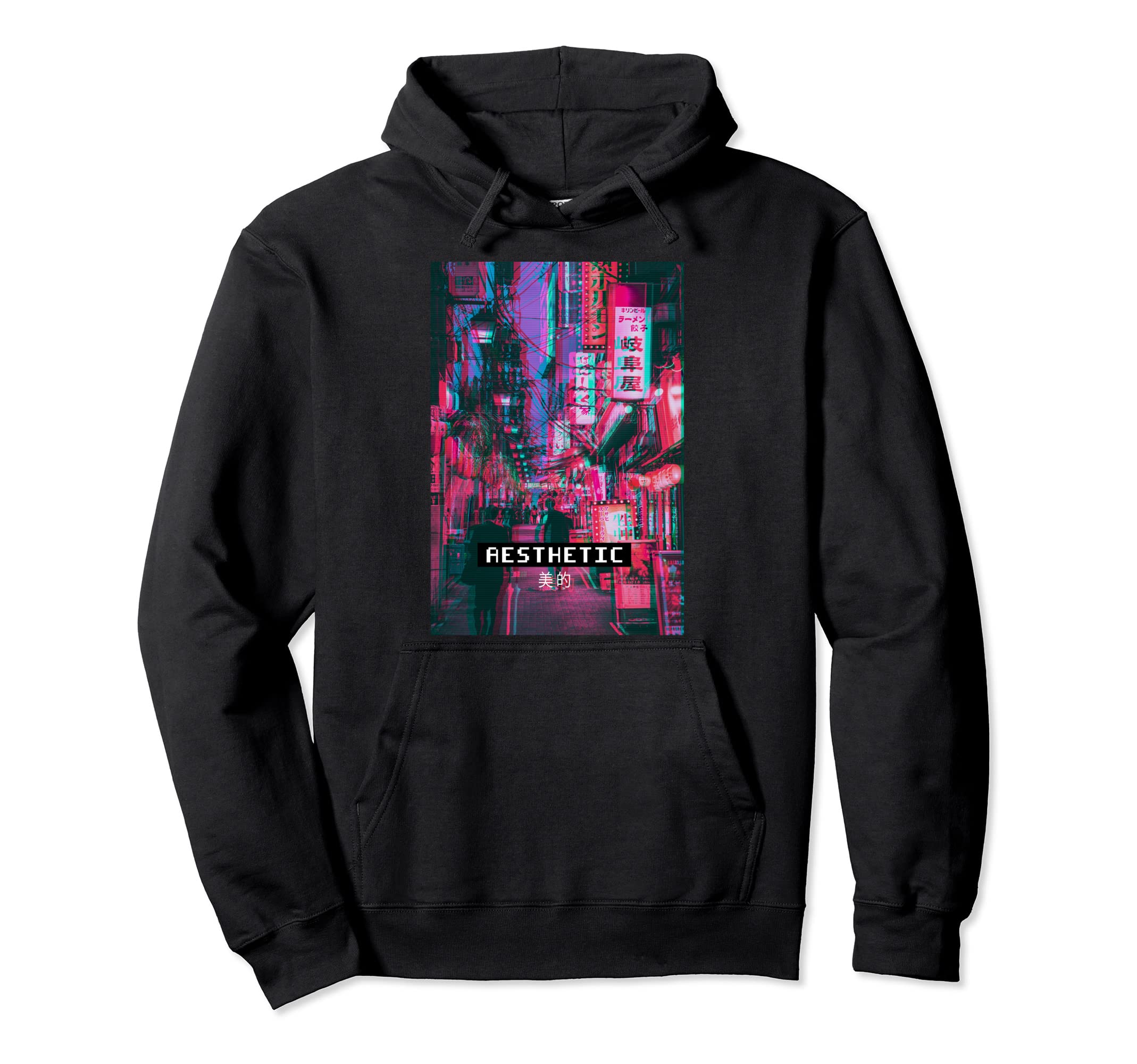 Aesthetic Vaporwave Aesthetic Japan Hoodie - Casual Everyday Wear Men Women - T-Shirt, Sweatshirt, Hoodie