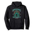 Miskatonic University Distressed Hoodie - Fun Novelty Design Men Women - T-Shirt, Sweatshirt, Hoodie