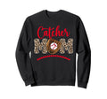 Baseball Catcher Mom Baseball Catcher Sweatshirt - Custom Art Print Unisex - T-Shirt, Sweatshirt, Hoodie