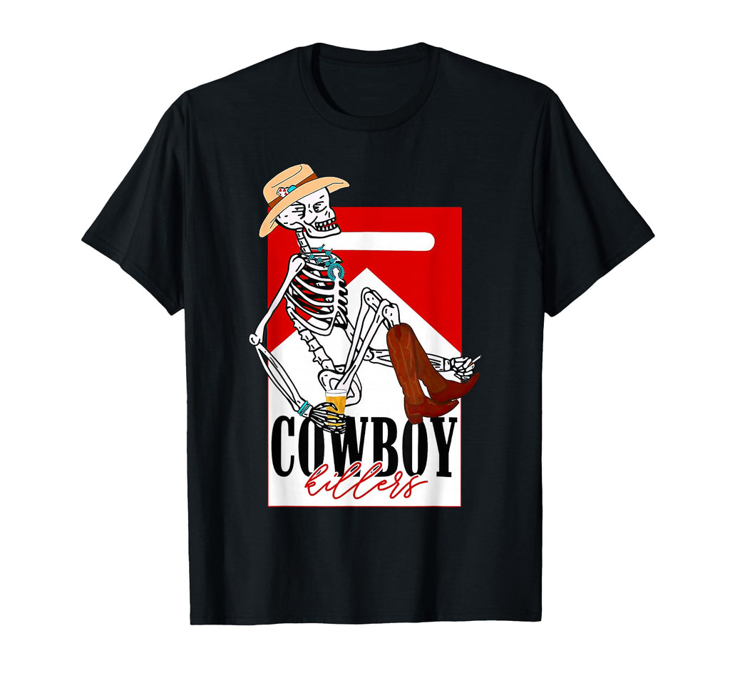 Kille Rs Cowboy Western Skeleton Funny T-Shirt - Streetwear Style Men Women - T-Shirt, Sweatshirt, Hoodie