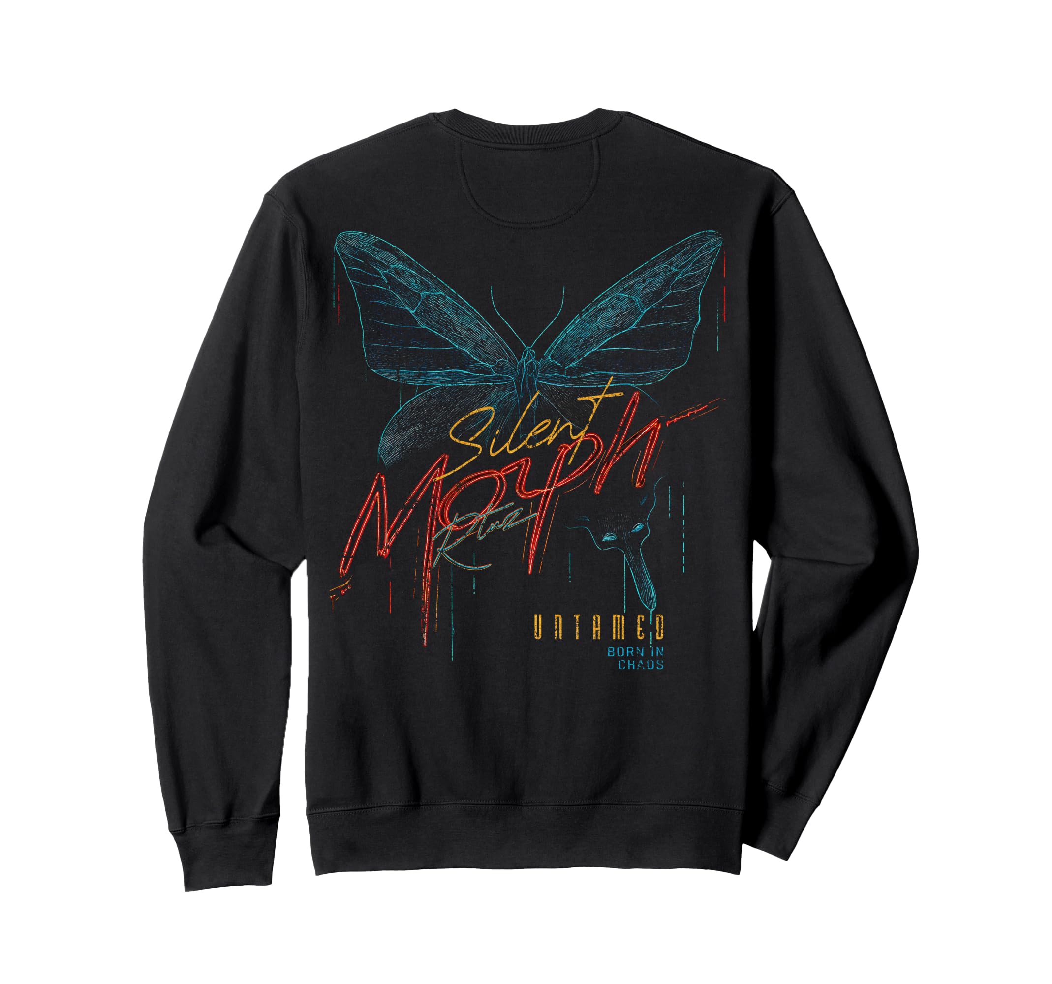 Y2K Back Streetwear Butterfly Sweatshirt - Fun Novelty Design for Adults - T-Shirt, Sweatshirt, Hoodie