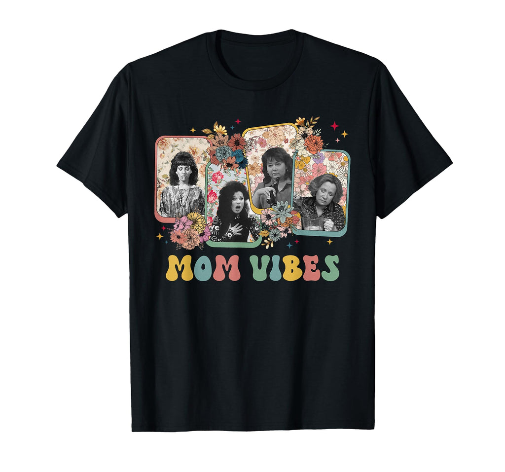 Mom 90S Vibes Womens Mama T-Shirt - Fun Novelty Design Unisex - T-Shirt, Sweatshirt, Hoodie