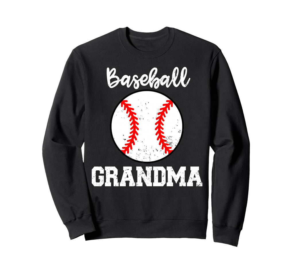 Baseball Grandma Funny Baseball Sweatshirt - Unique Graphic for Adults - T-Shirt, Sweatshirt, Hoodie