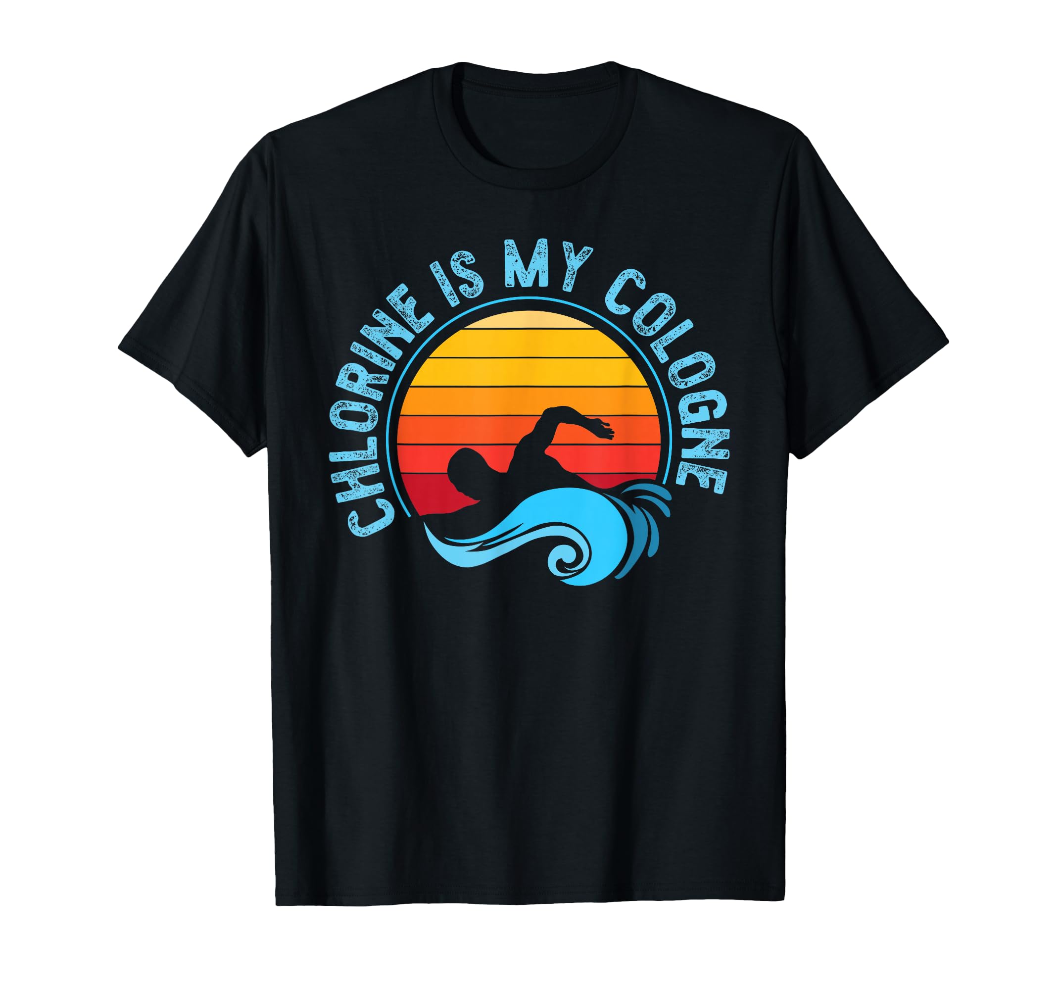 Swimming Swimmer Swim Chlorine Is My T-Shirt - Graphic Print for Adults - T-Shirt, Sweatshirt, Hoodie