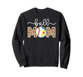 Ball Mom Leopard Baseball Volleyball Sweatshirt - Graphic Print Men Women - T-Shirt, Sweatshirt, Hoodie