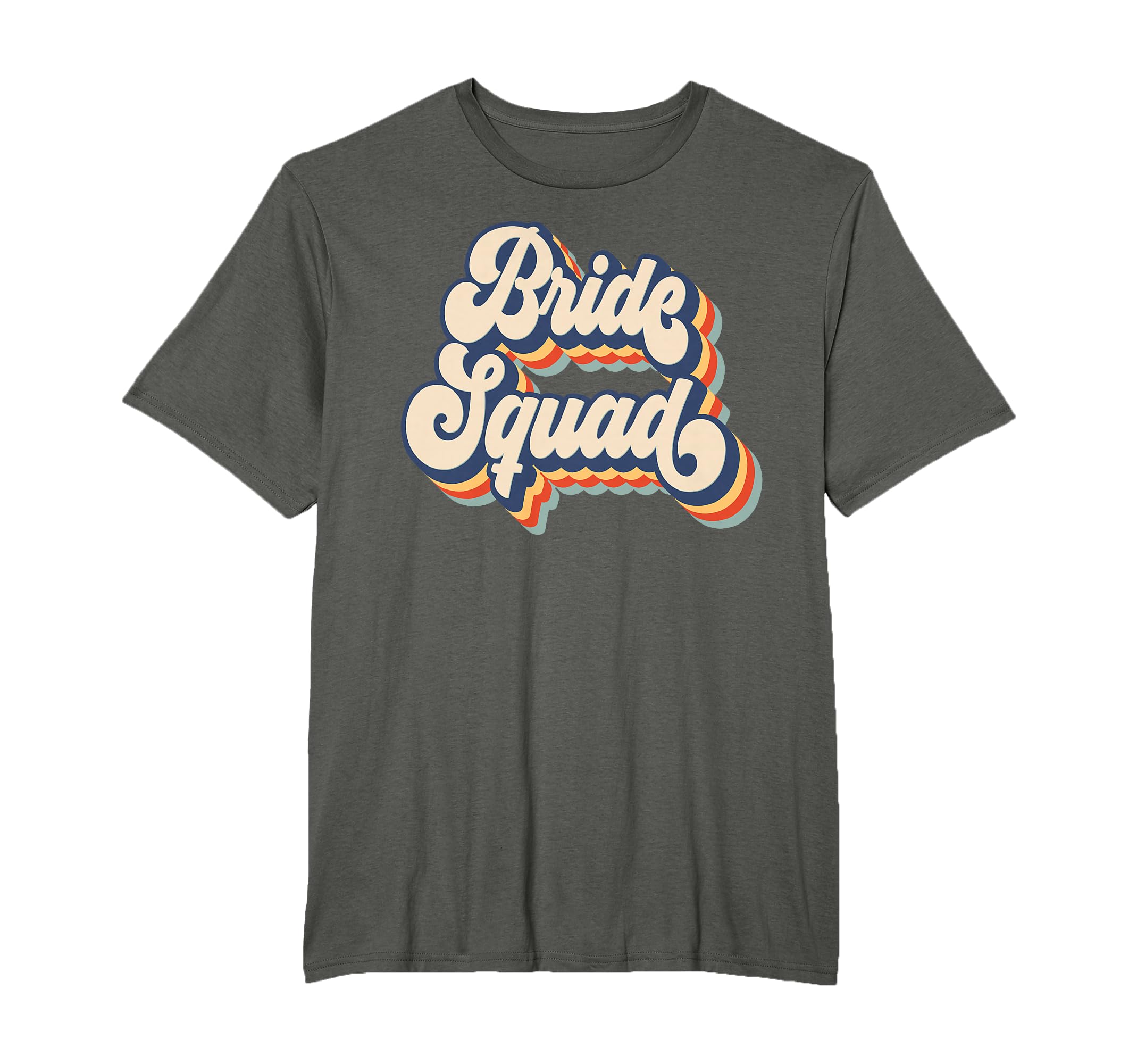 Bride Squad Crew Team Sunset T-Shirt - Custom Art Print Men Women - T-Shirt, Sweatshirt, Hoodie