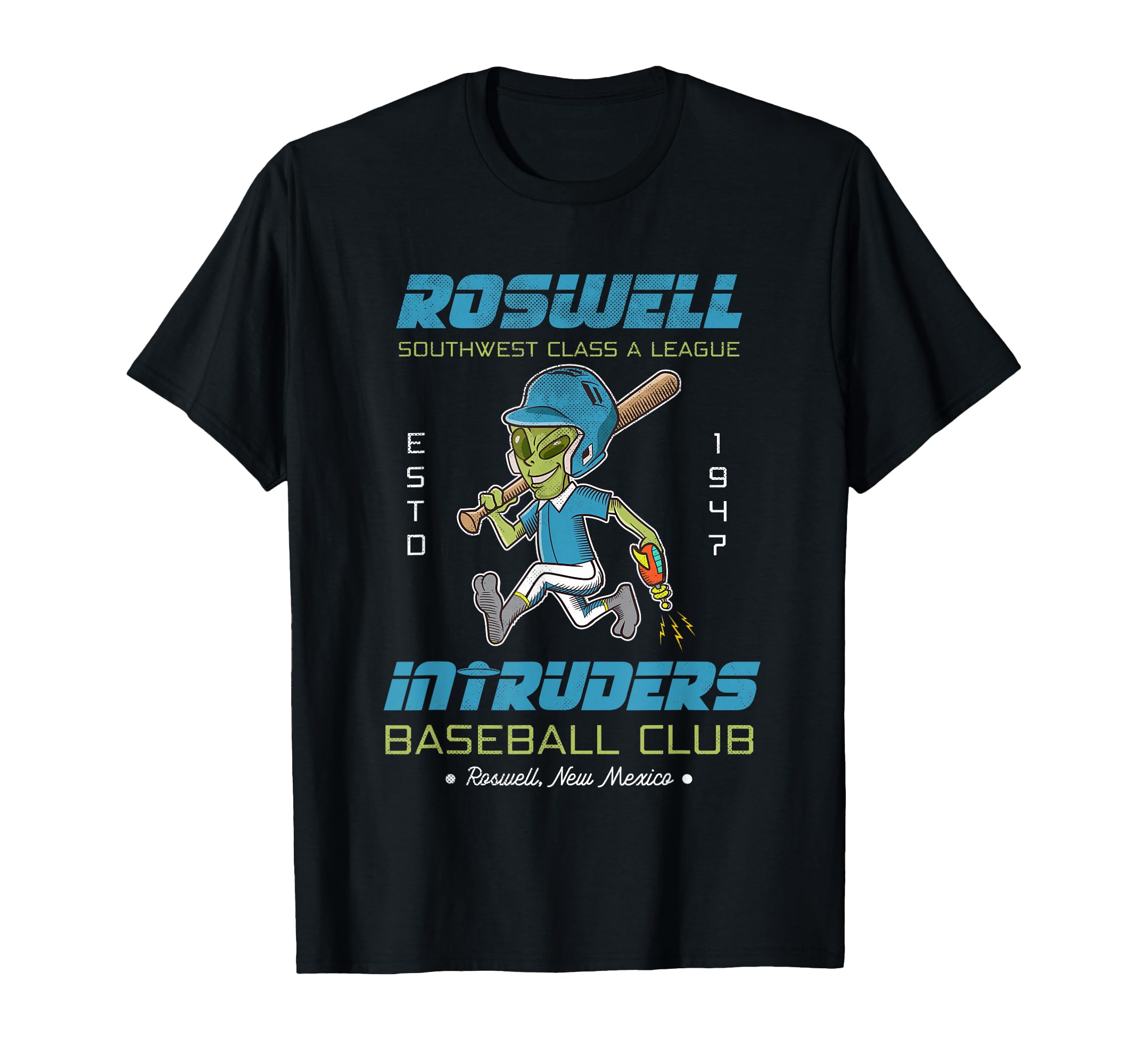 Roswell Nm Intruders Minor League T-Shirt - Streetwear Style for Adults - T-Shirt, Sweatshirt, Hoodie