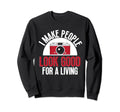 Photo Camera Photographer Flash Sweatshirt - Unique Graphic for Adults - T-Shirt, Sweatshirt, Hoodie