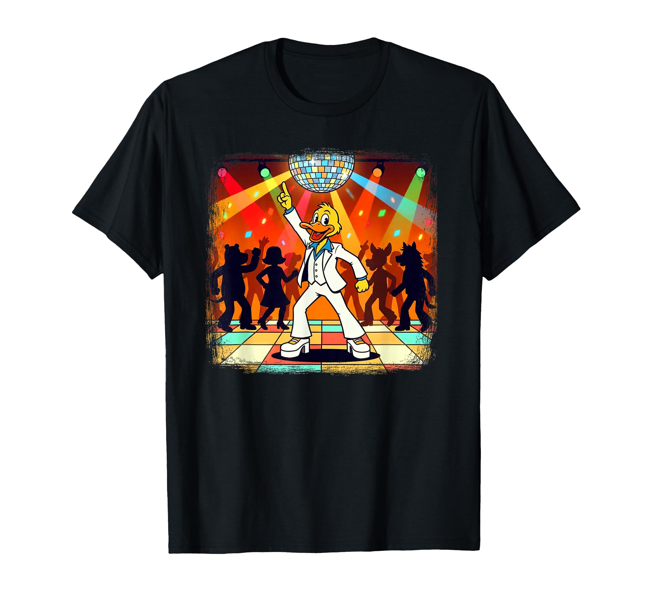 Disco Duck 70S Saturday Night T-Shirt - Graphic Print Men Women - T-Shirt, Sweatshirt, Hoodie
