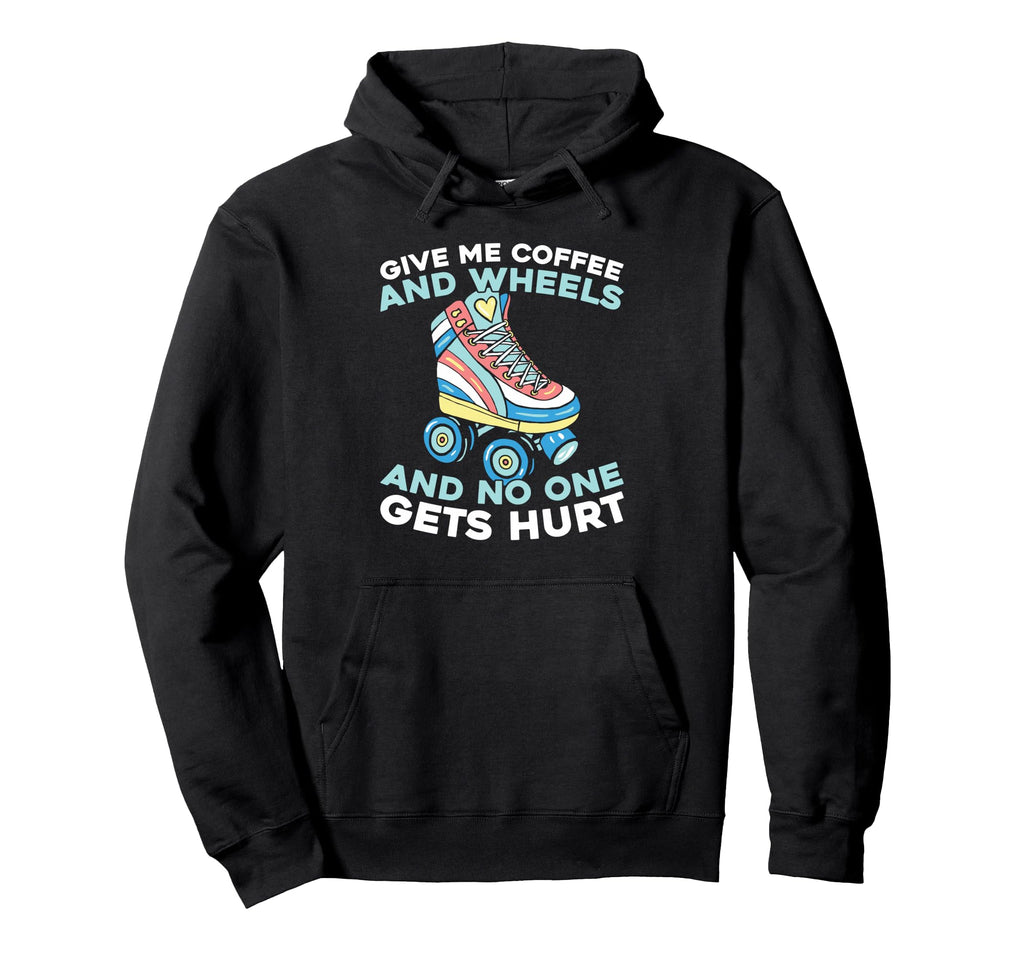 Skater Skates Roller Skating Hoodie - Custom Art Print Men Women - T-Shirt, Sweatshirt, Hoodie