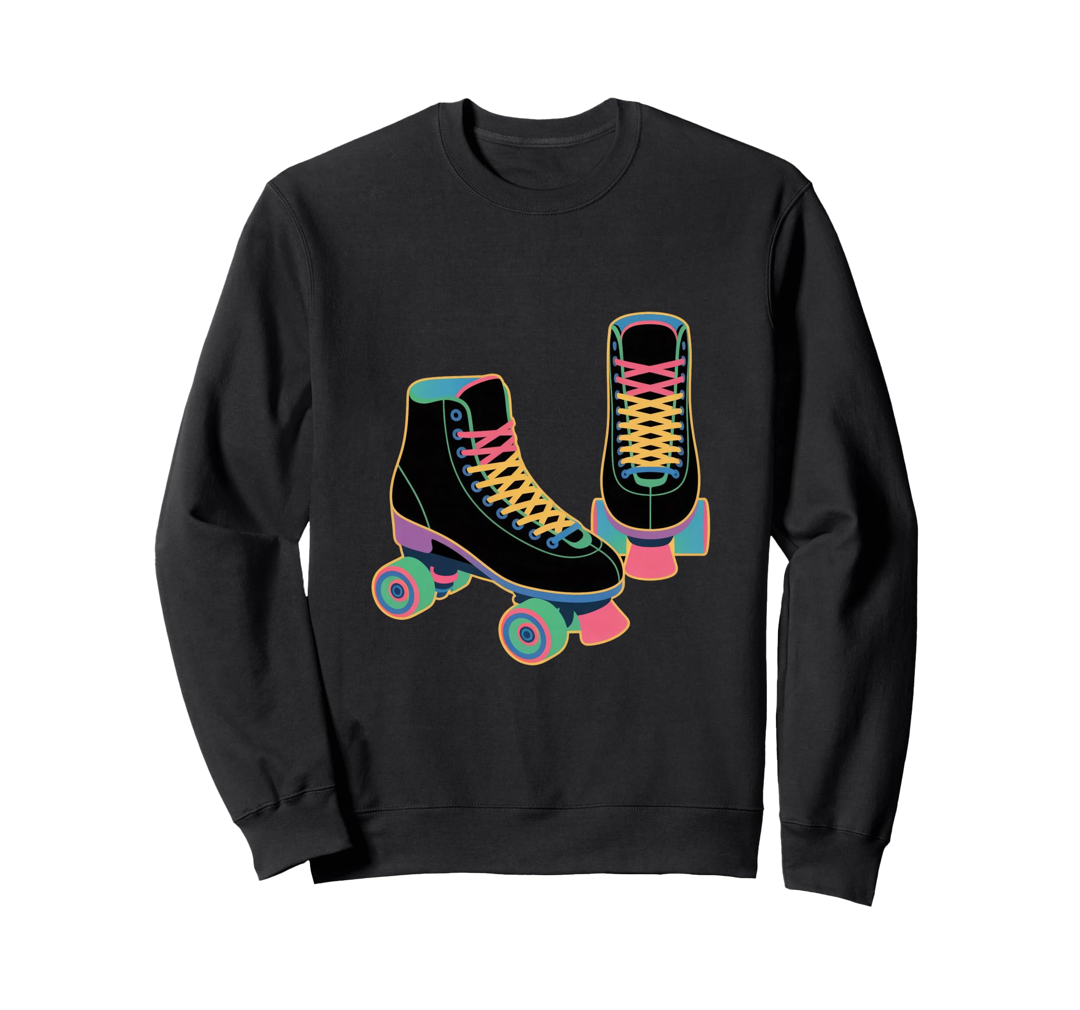 Roller Skate Shoes Roller Skating Sweatshirt - Novelty Apparel for Adults - T-Shirt, Sweatshirt, Hoodie