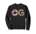 Old School Og Hip Hop Vinyl Cds Tapes Sweatshirt - Graphic Print Unisex - T-Shirt, Sweatshirt, Hoodie