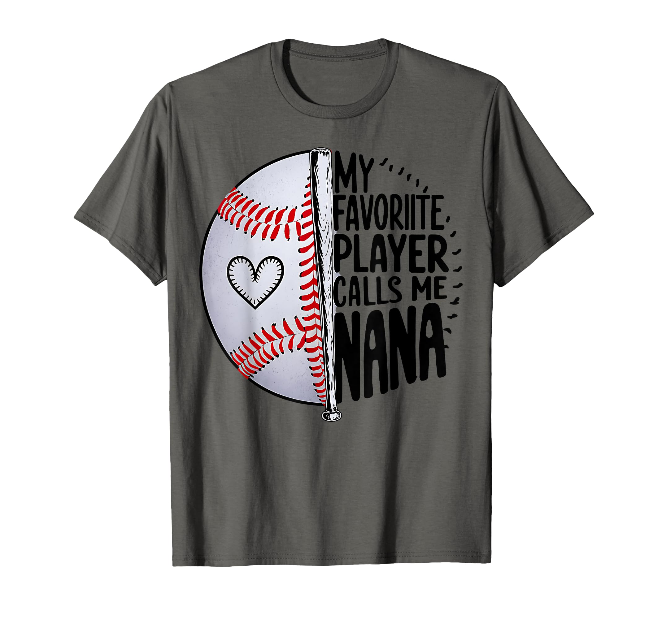 Baseball Grandma My Favorite Player Calls T-Shirt - Trendy Graphic Unisex - T-Shirt, Sweatshirt, Hoodie