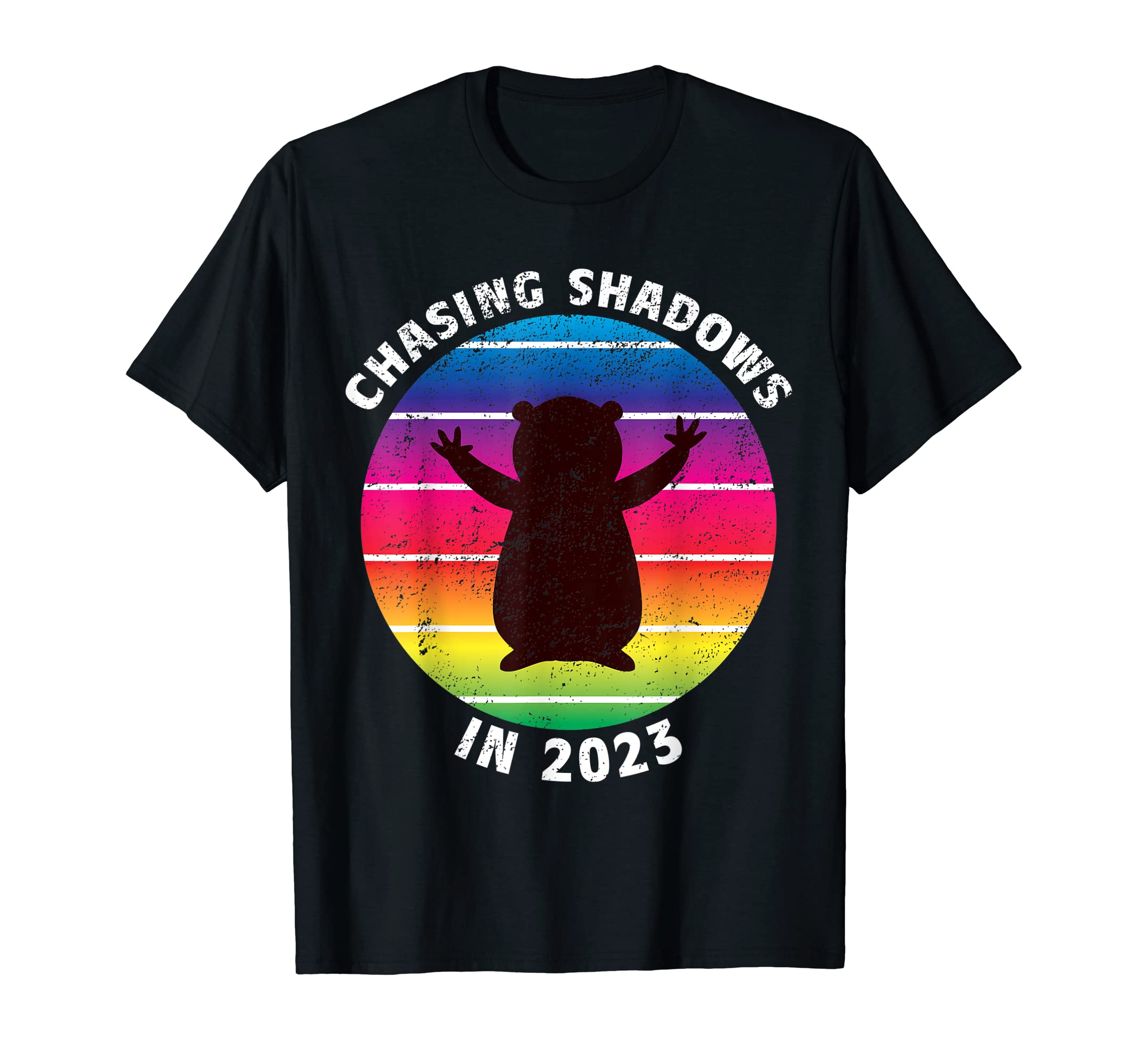 Groundhog Day 2023 Funny Rainbow T-Shirt - Trendy Graphic Men Women - T-Shirt, Sweatshirt, Hoodie