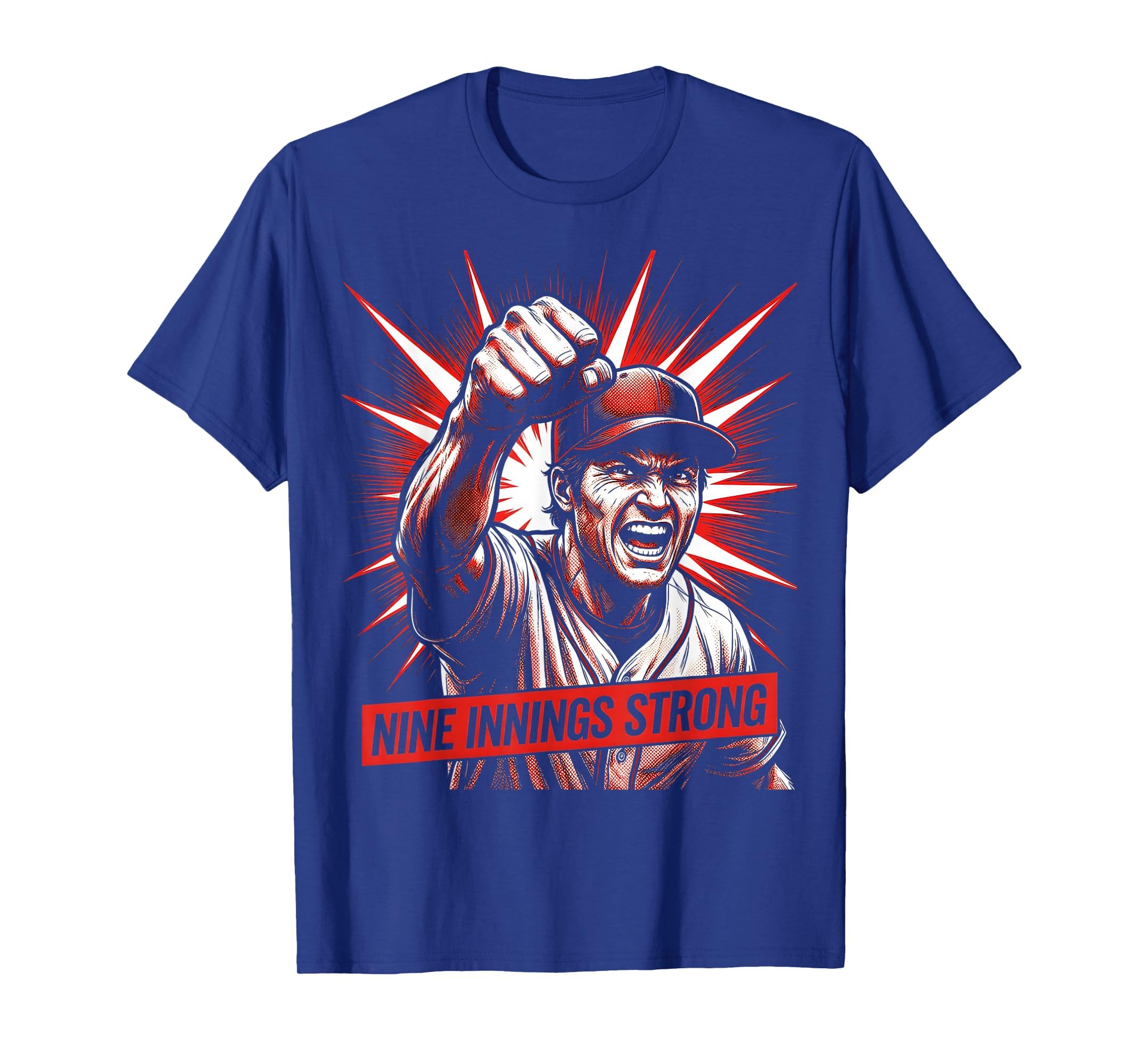 Nine Innings Strong Baseball Mom T-Shirt - Unique Graphic for Adults - T-Shirt, Sweatshirt, Hoodie