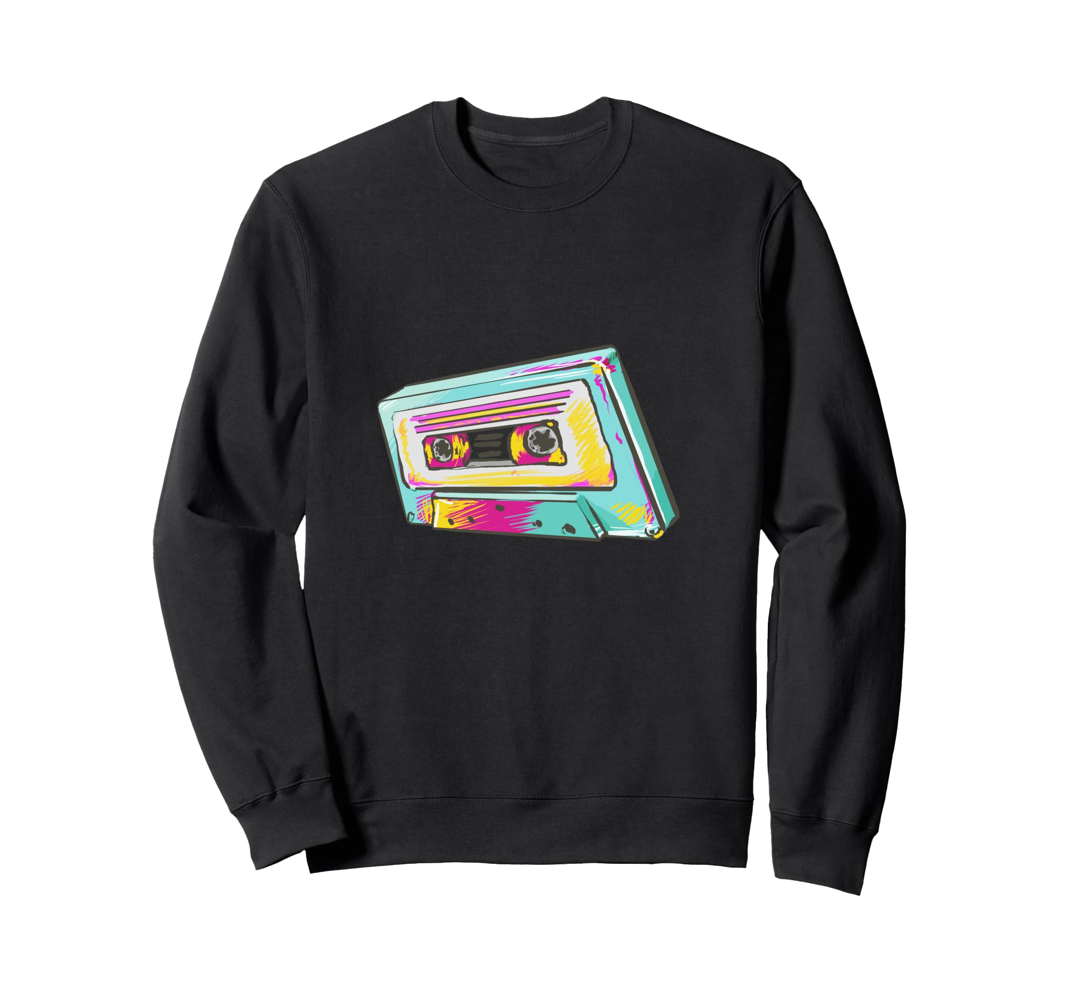 Cassette Tape Party 90S Music Sweatshirt - Custom Art Print Men Women - T-Shirt, Sweatshirt, Hoodie