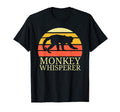 Monkey Whisperer Sunset Funny Gift T-Shirt - Trendy Graphic for Adults - T-Shirt, Sweatshirt, Hoodie